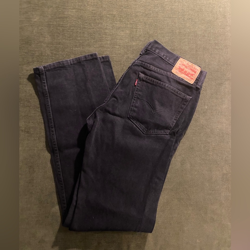 Levi's black 505 Denim Jeans 34x34